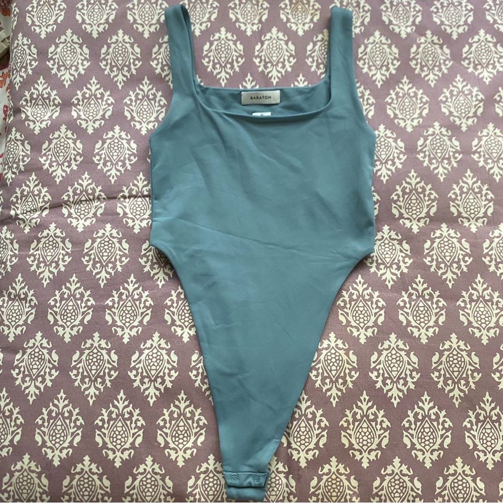 Babaton Blue One-Piece Bodysuit